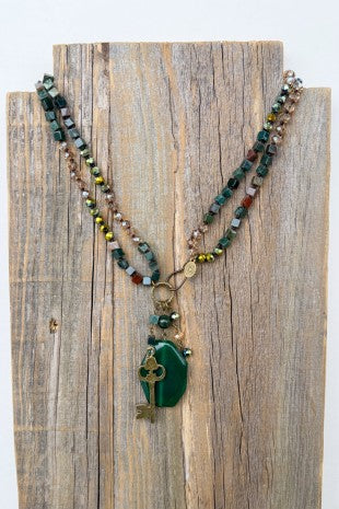 Green Stone Necklace
