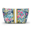 Britt Mills Aria Mahjong Tile Pouch: White zipper / Large