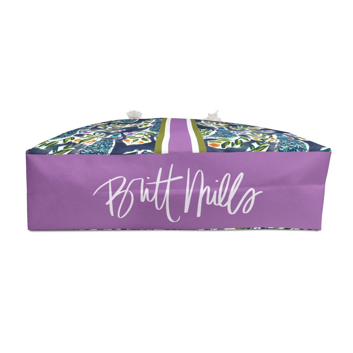 Britt Mills Peacock Garden Mahjong Bag
