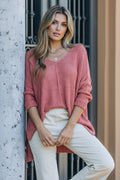 Marsala Breeze Sweater