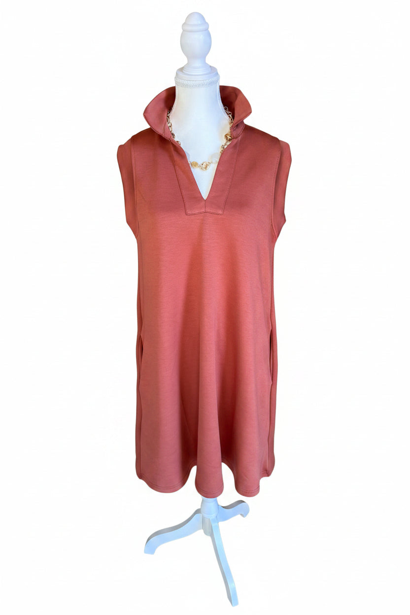 Butter Tennis Dress – Dusty Rose