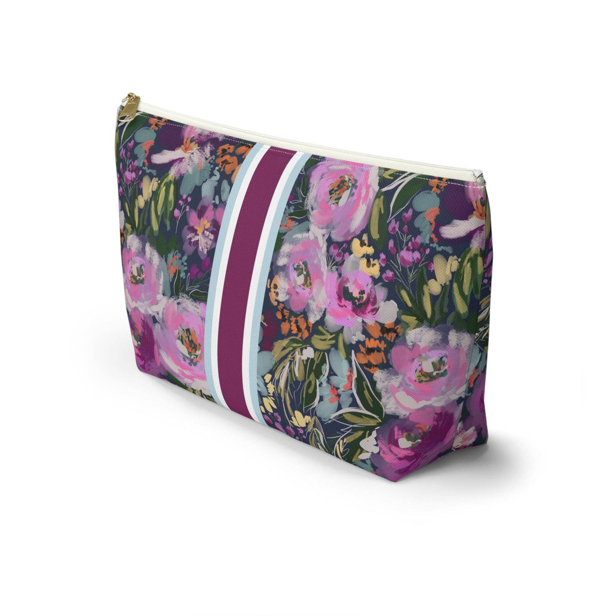 Britt Mills Haven Mahjong Tile Pouch: White zipper / Large
