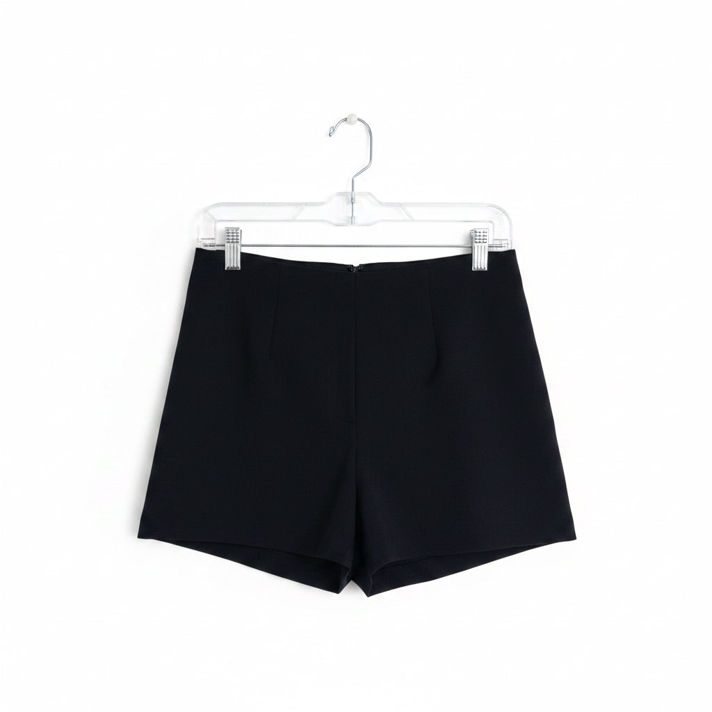 High Waisted Skort - Black