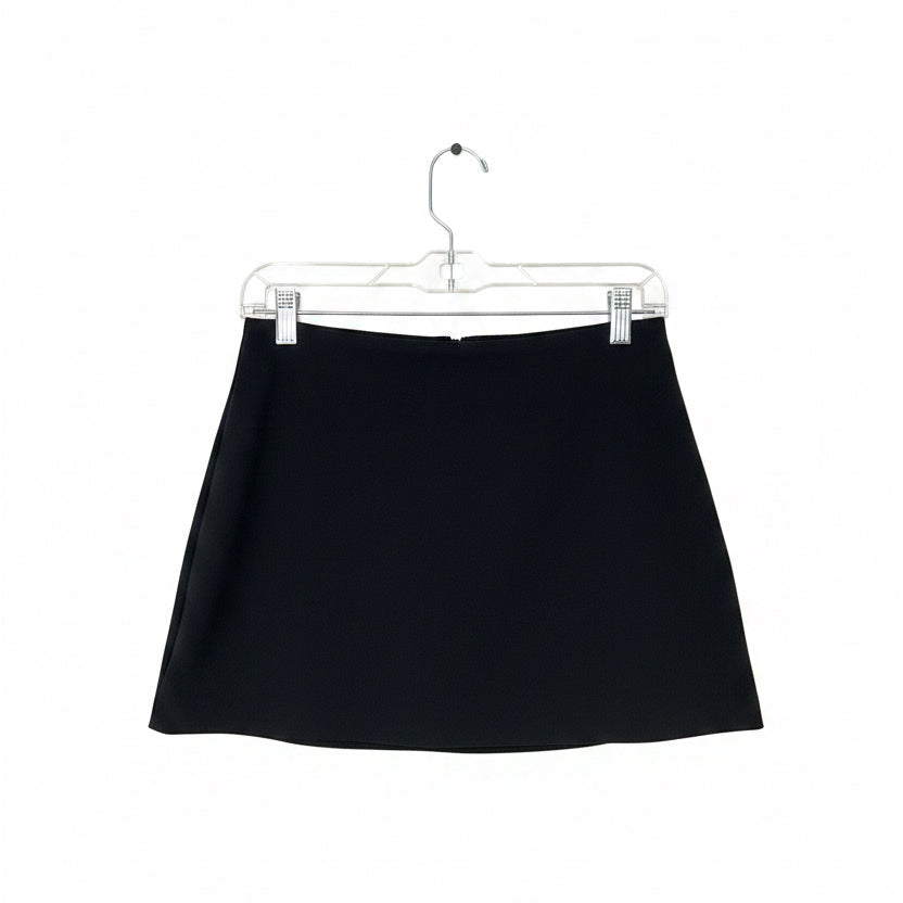 High Waisted Skort - Black