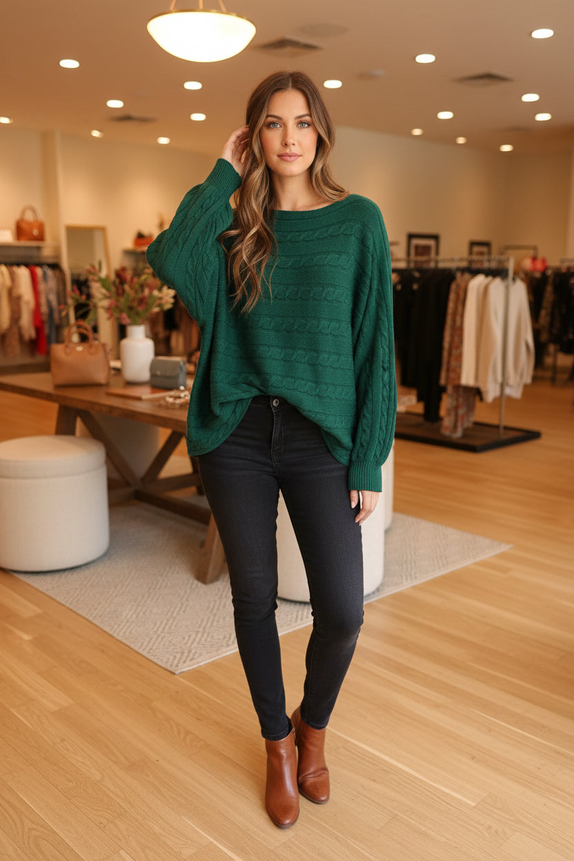 Dolman Sleeve Sweater