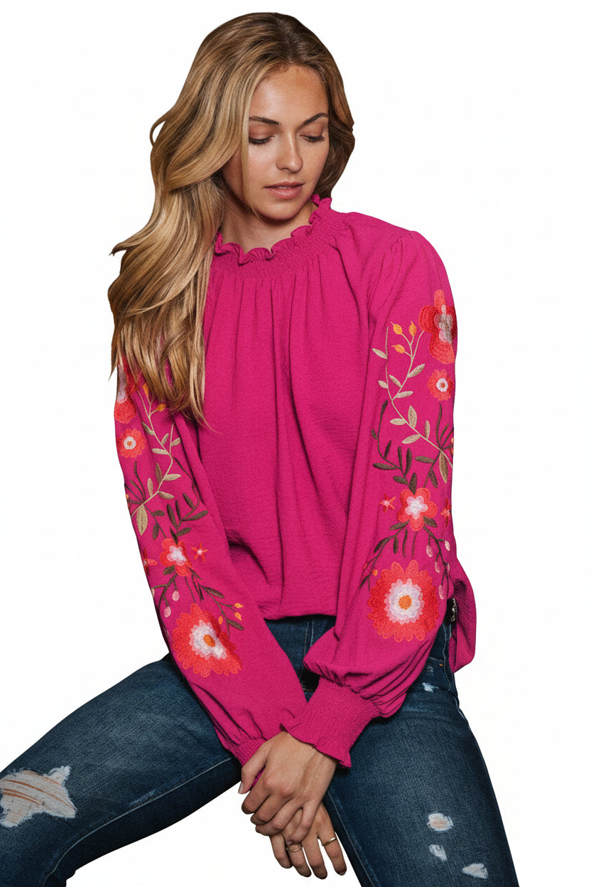 Wild Berry Long Sleeve Top