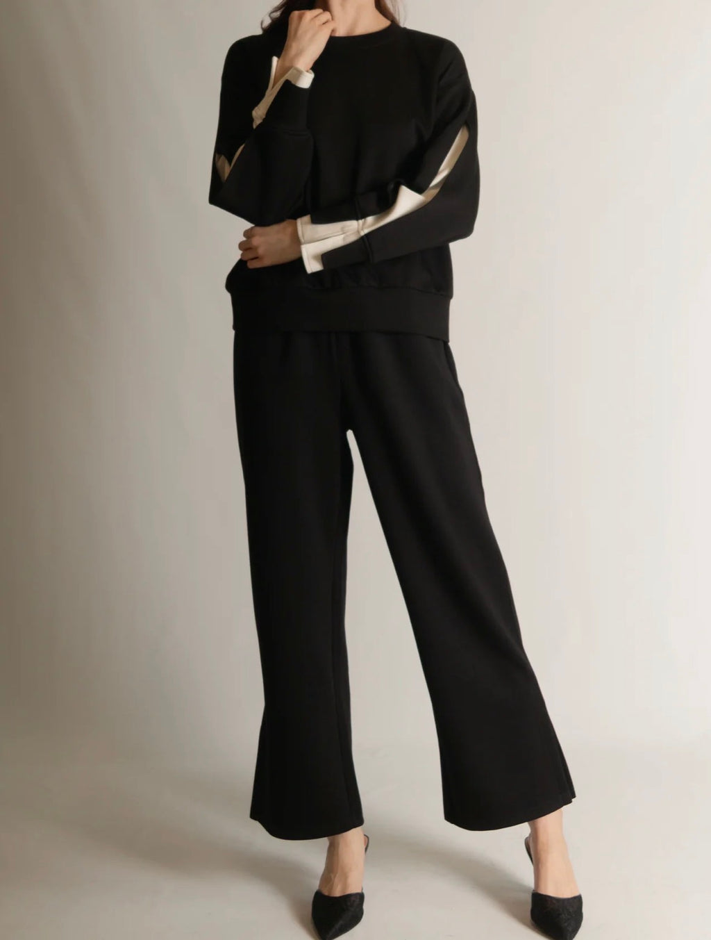 Black Butter Wide Leg Pants