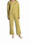 Lemon Grass Butter Wide Leg Pants