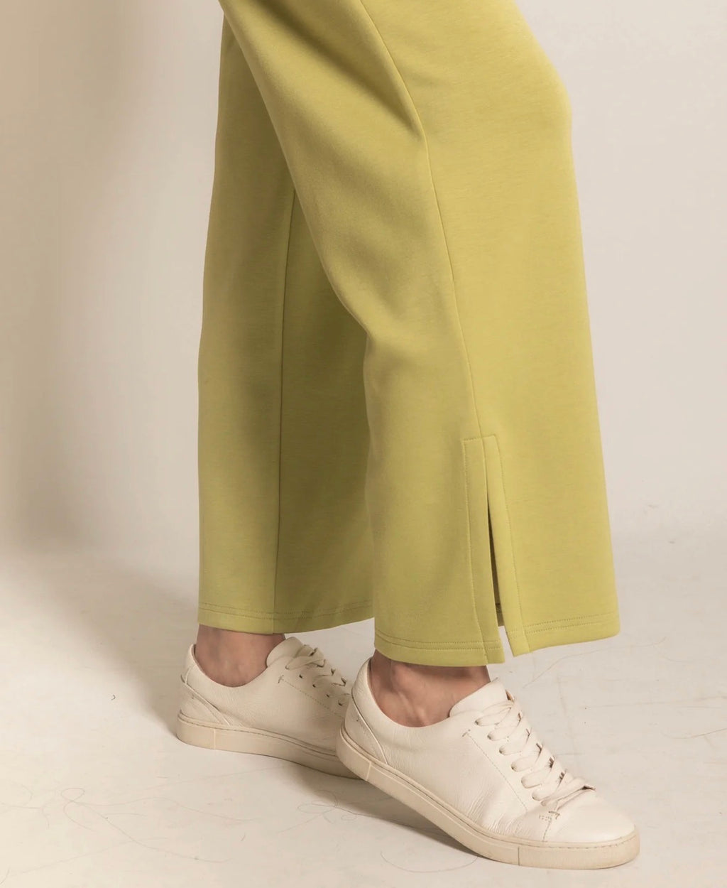 Lemon Grass Butter Wide Leg Pants