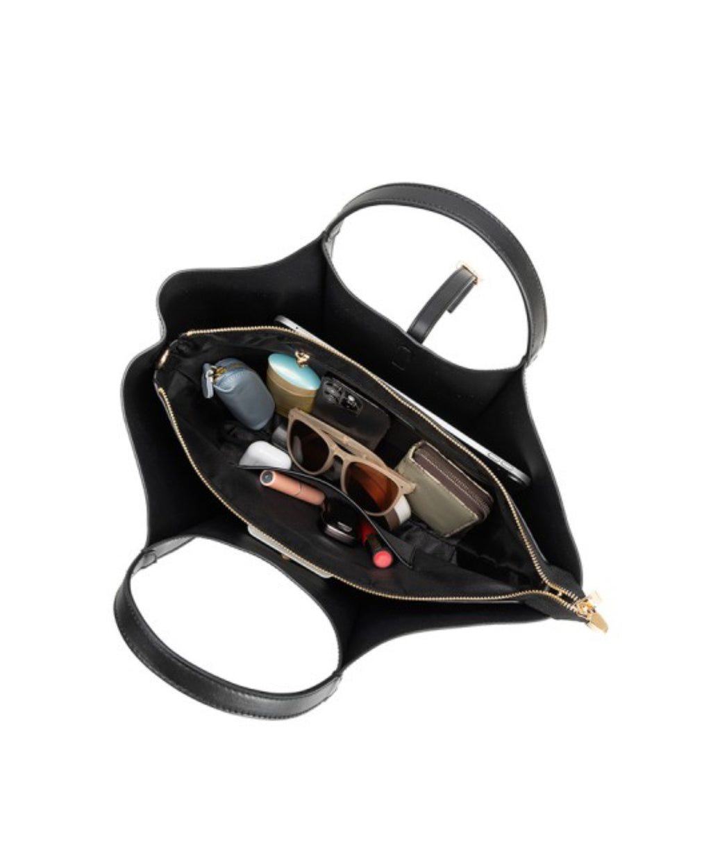 Melie Bianco Black Vegan Leather Bag