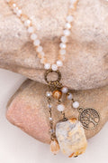 Blush Natural Stone Necklace