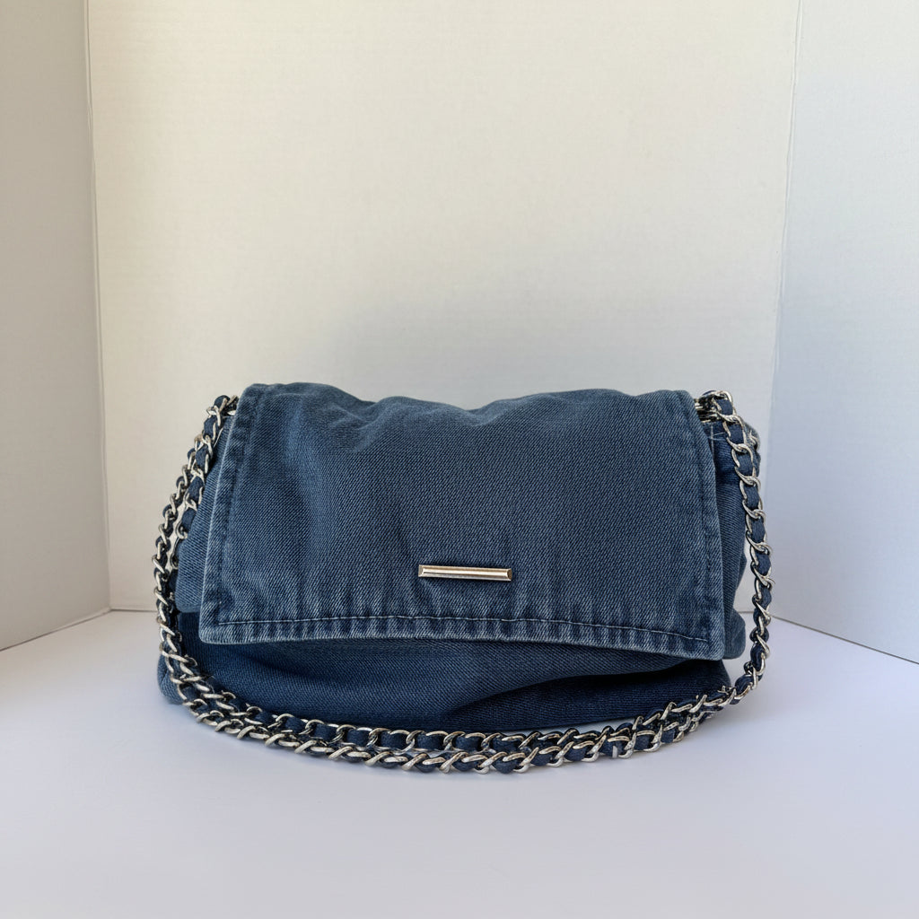 Dark Denim Shoulder Bag