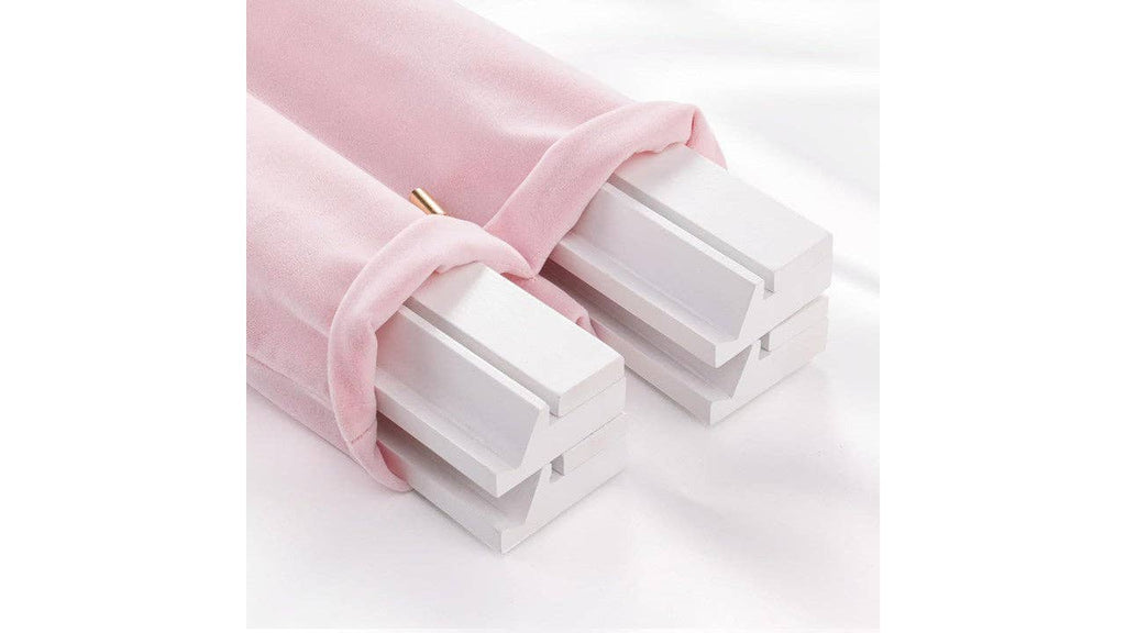 Pink Velvet Mahjong Rack & Pusher Bag