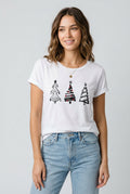 Christmas Tree Tee - White
