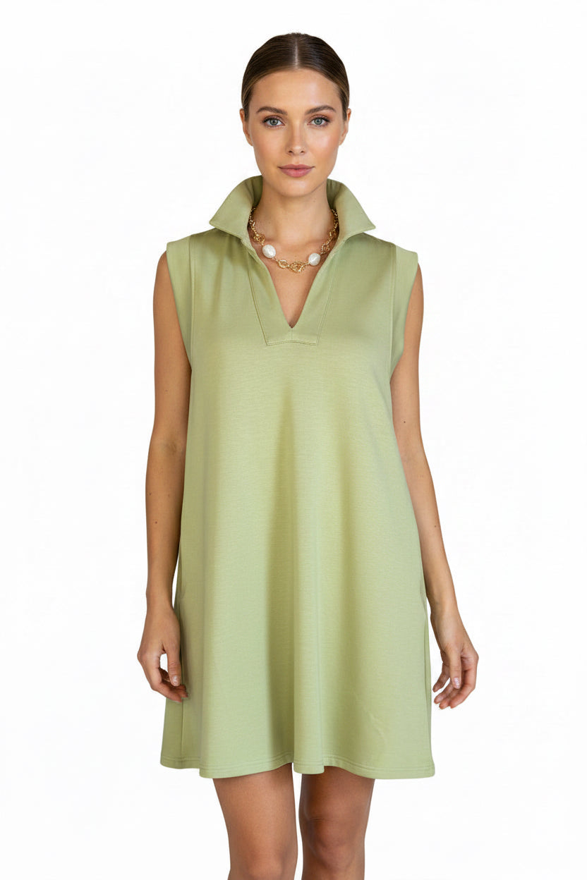 Butter Tennis Dress – Lemon Grass