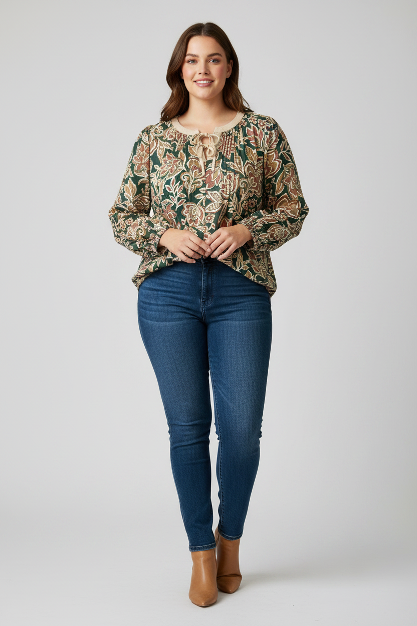 Floral Print Blouse