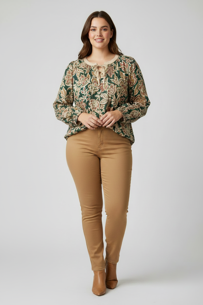 Floral Print Blouse