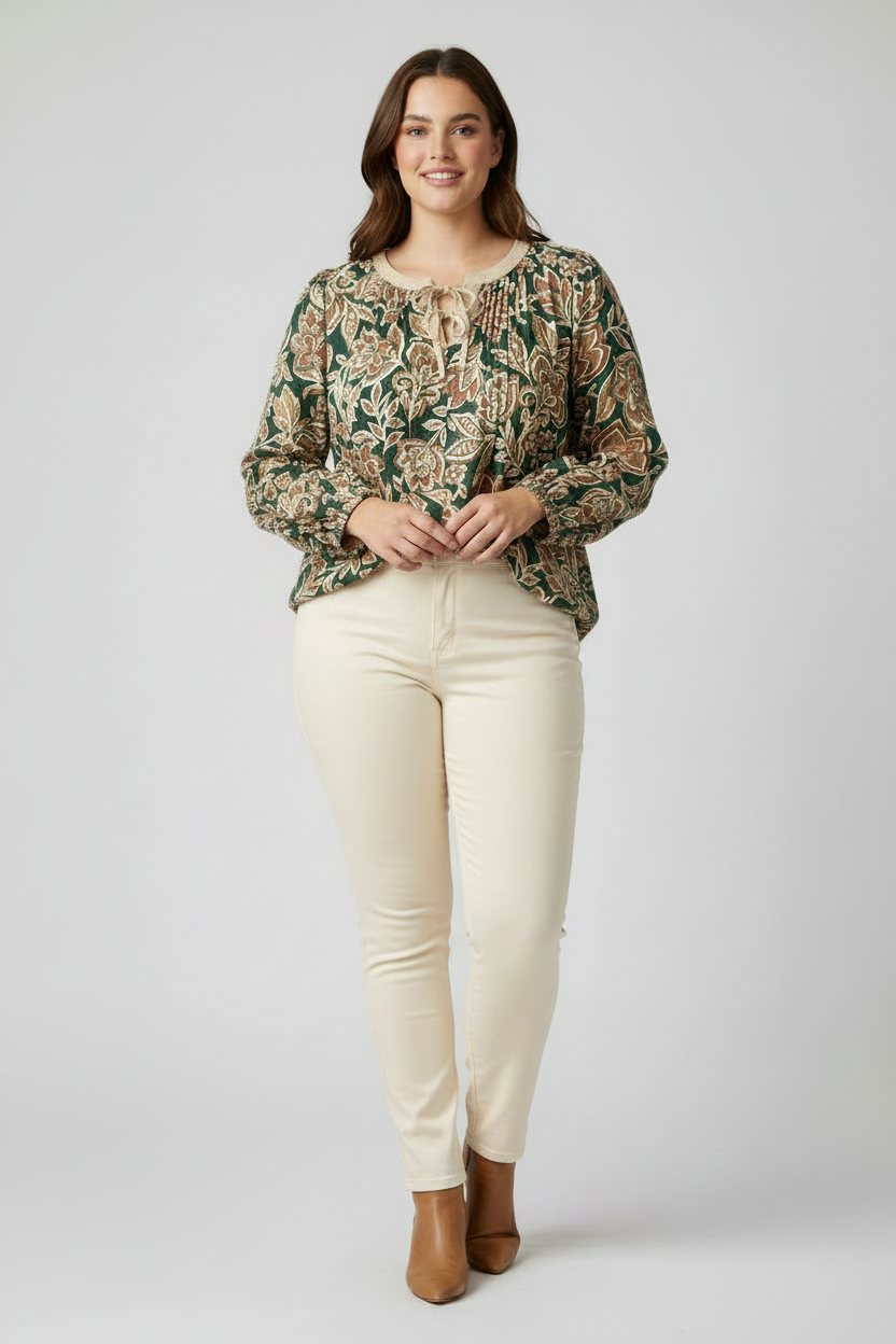 Floral Print Blouse
