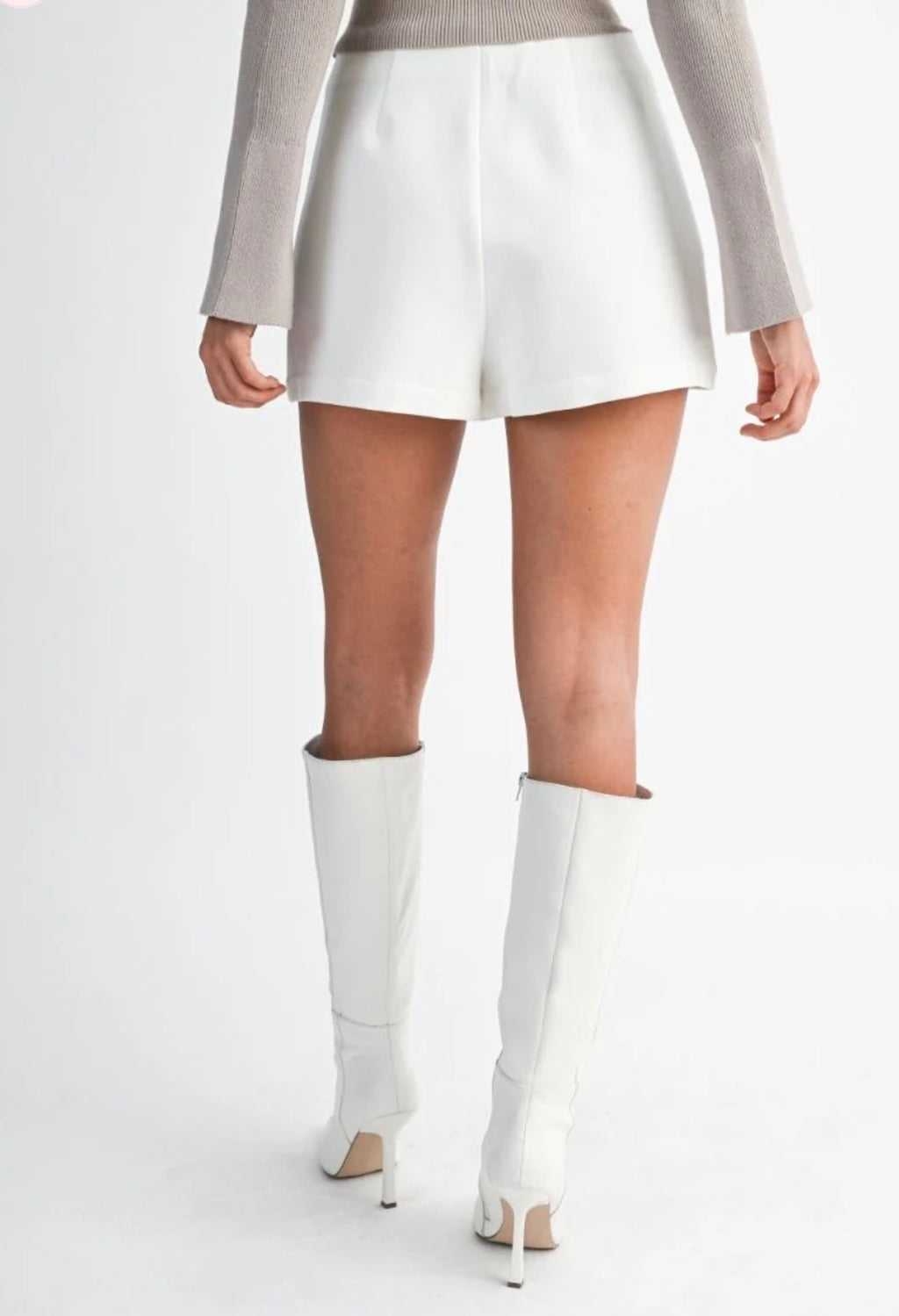 Off White High Waisted Skort