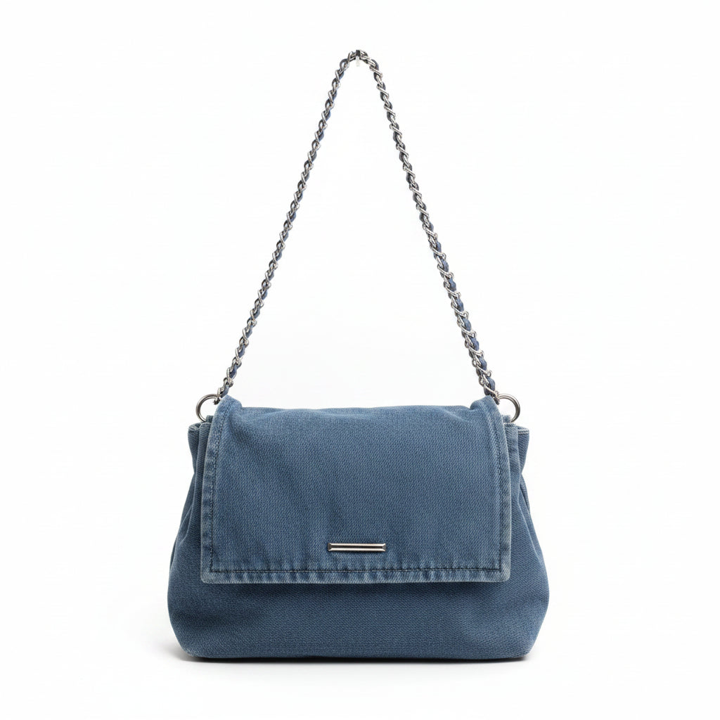 Dark Denim Shoulder Bag