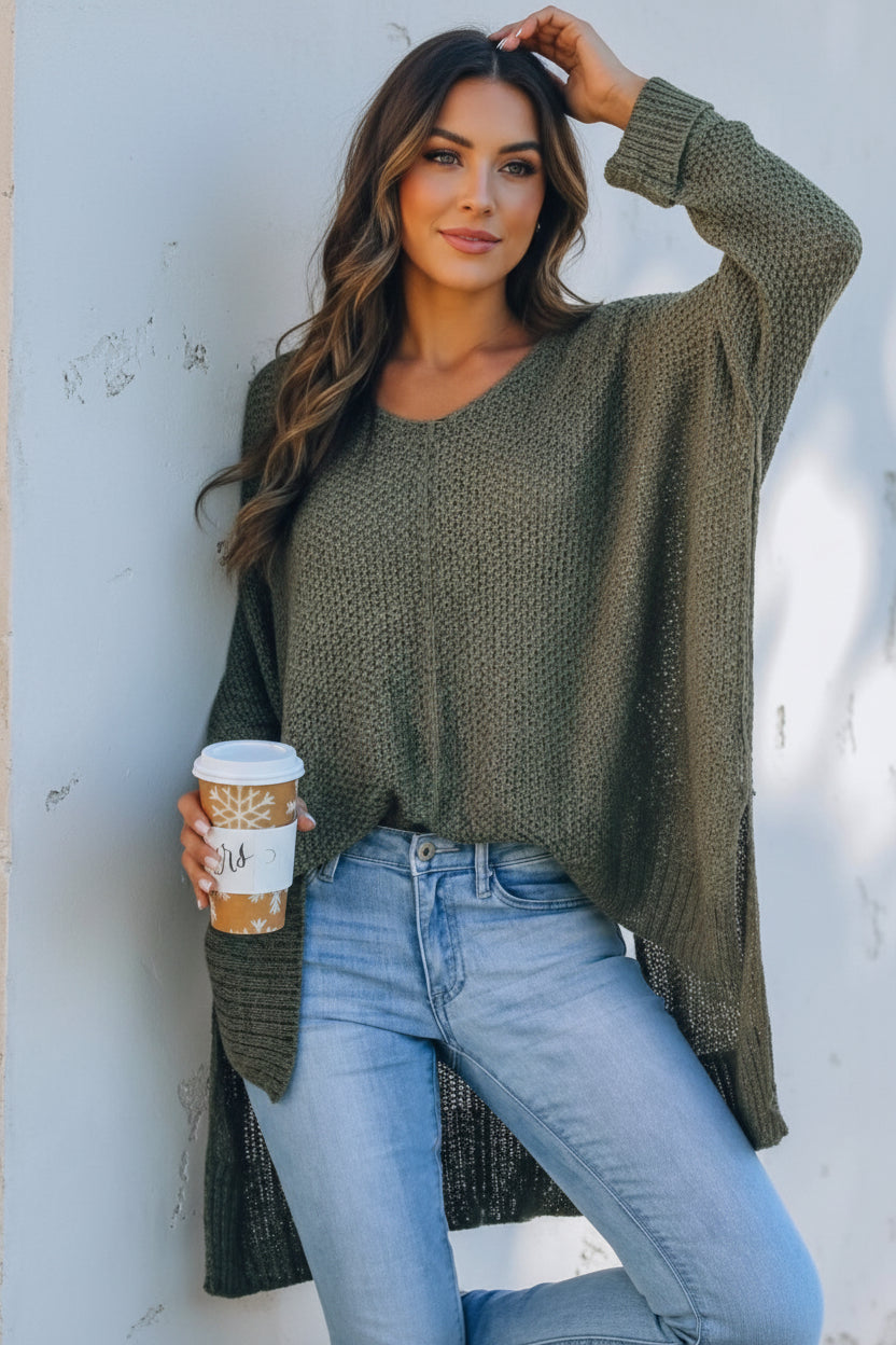 Moss Breeze Sweater