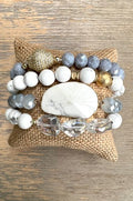 White Stone Bracelet
