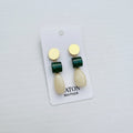 Resin Multi-Shape Layered Earrings