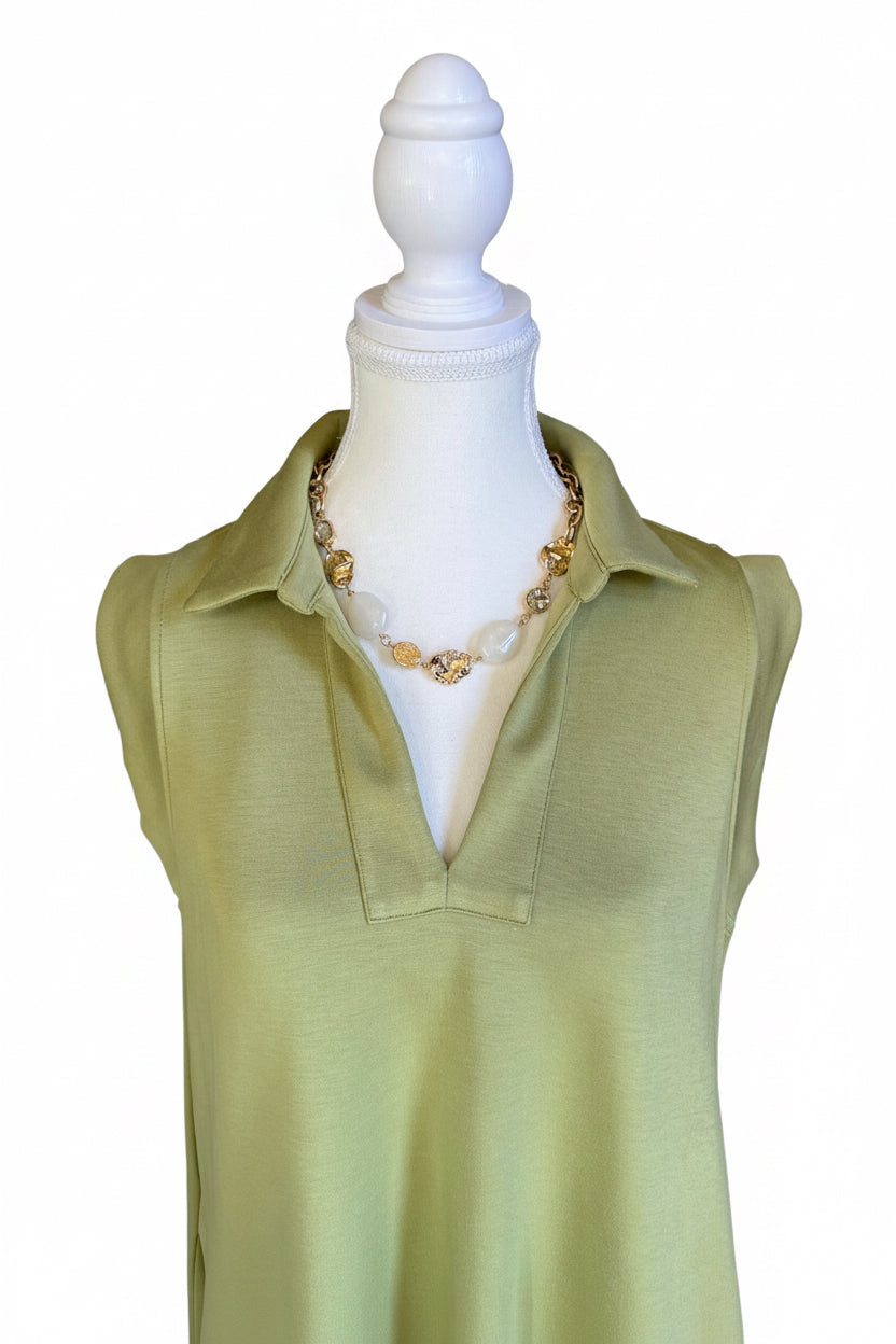 Butter Tennis Dress – Lemon Grass