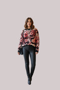 Floral Print Sweater