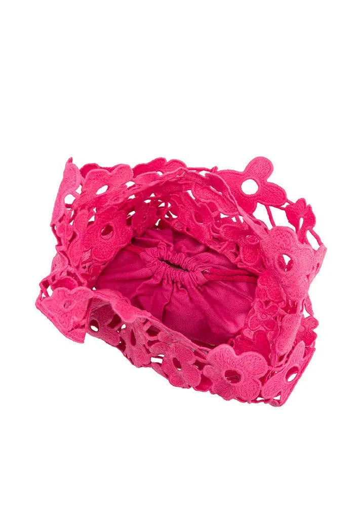 Aster Pink Cotton Shoulder Bag