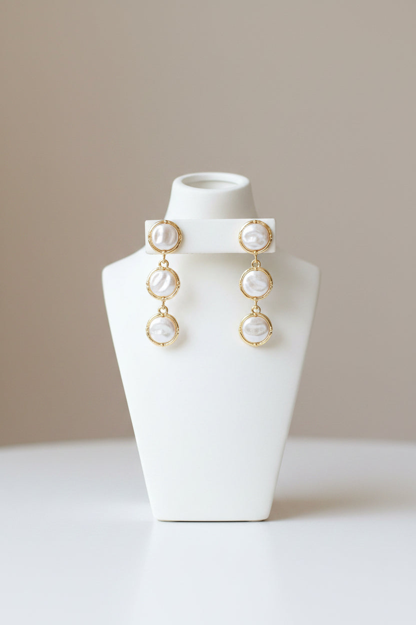 Pearly Girl Drop Earrings