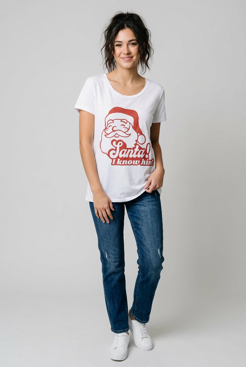 Santa I know Him Tee