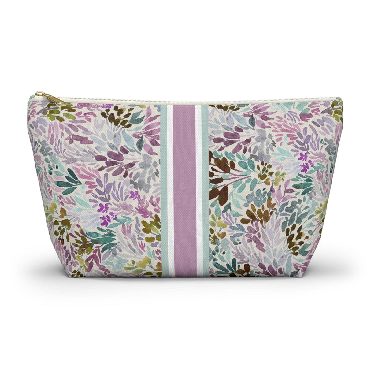 Britt Mills Daphne Mahjong Tile Pouch: White zipper / Large