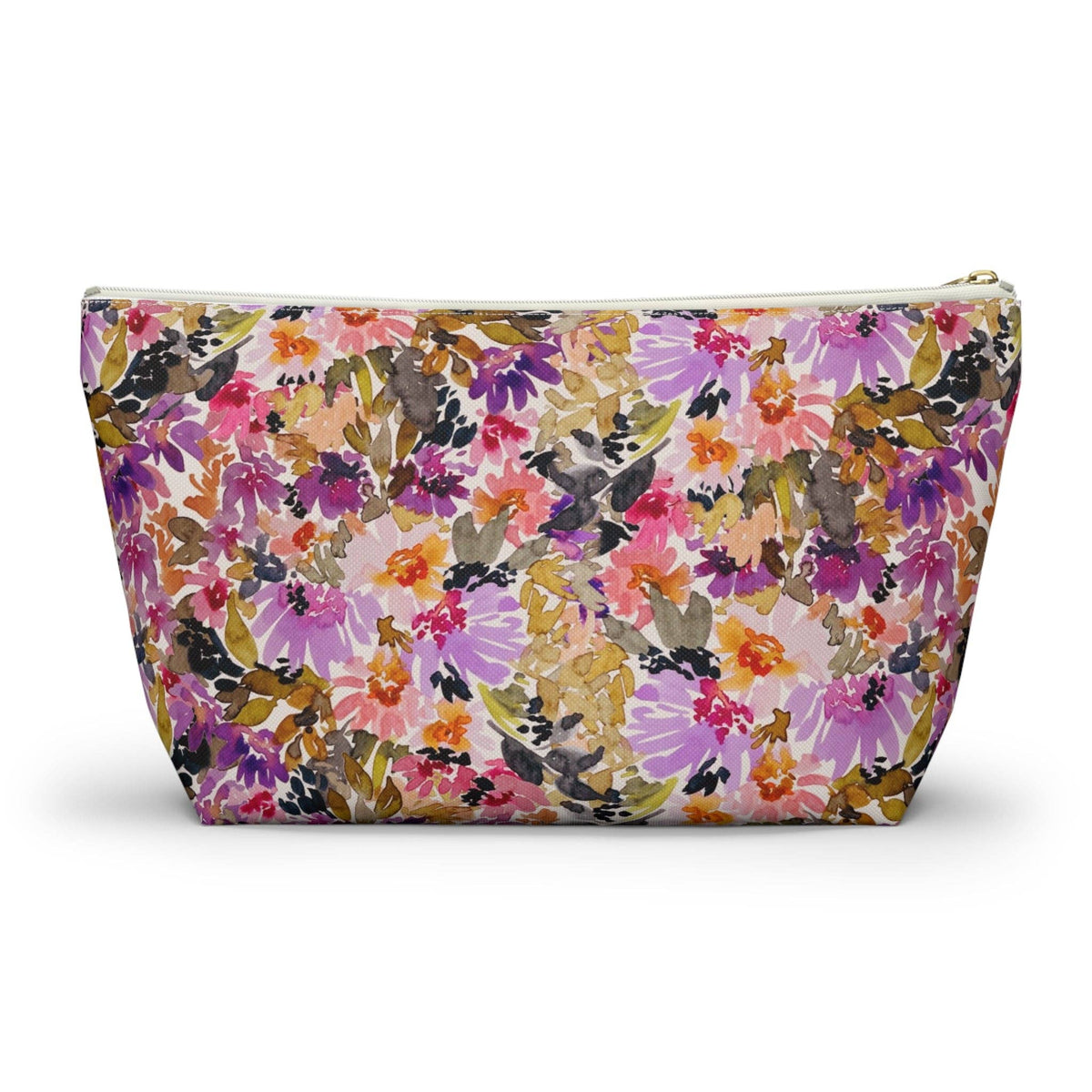 Britt Mills Mabel Mahjong Tile Pouch: White zipper / Large