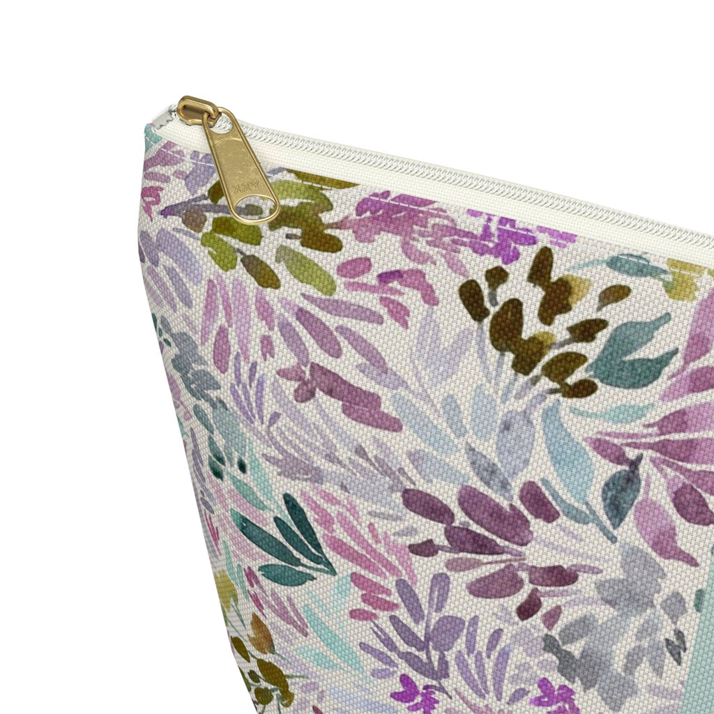 Britt Mills Daphne Mahjong Tile Pouch: White zipper / Large