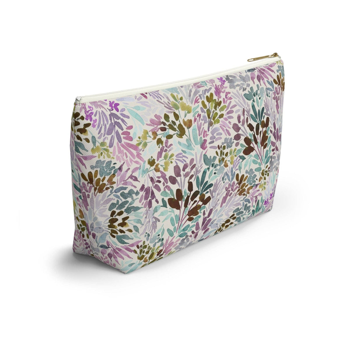 Britt Mills Daphne Mahjong Tile Pouch: White zipper / Large